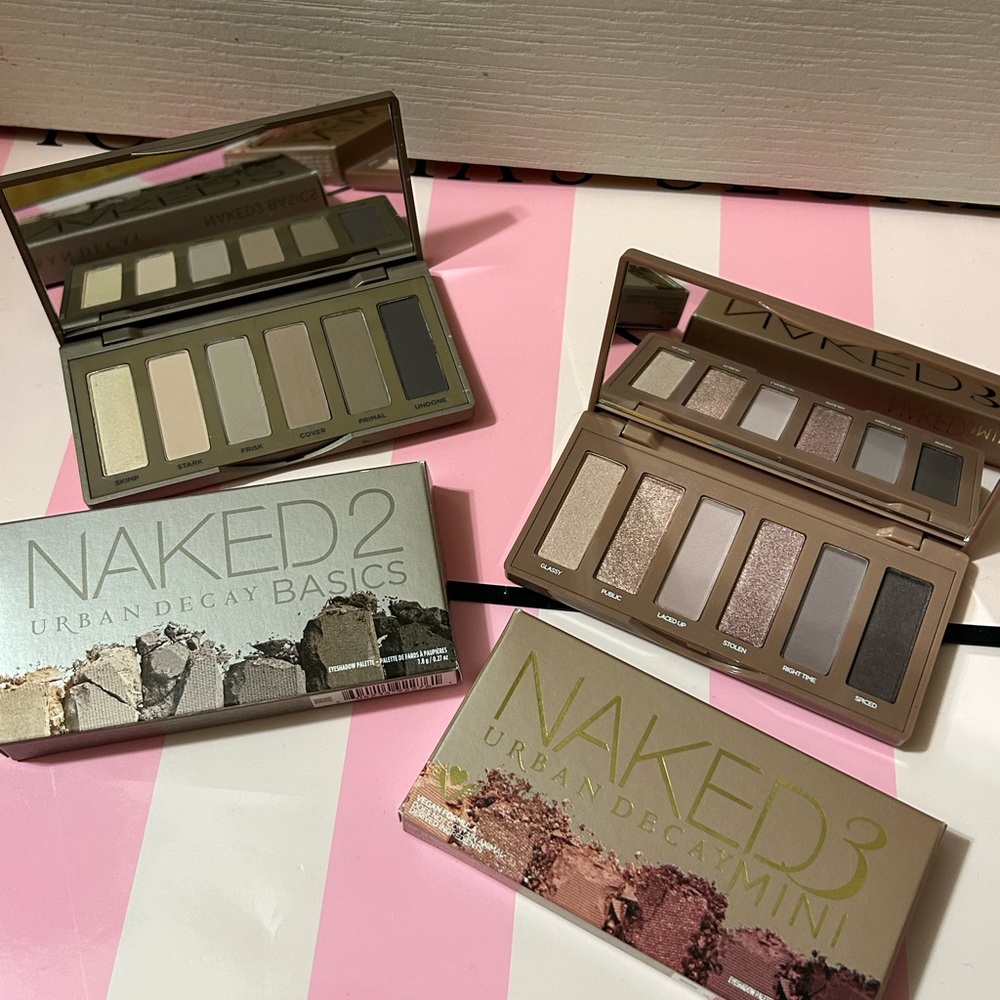 Urban Decay Naked Eyeshadow Palette Set - Neutral and Smoky Shades